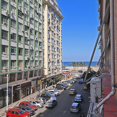 ריו דה ז'ניירו Studio Com Vista Lateral Para O Mar Em Copacabana מראה חיצוני תמונה