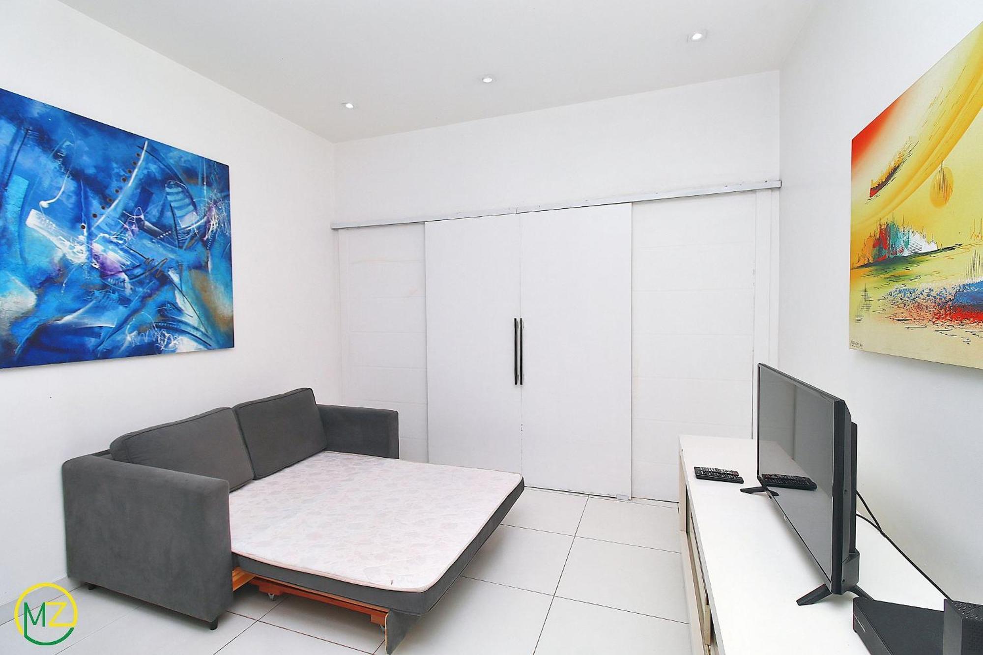 ריו דה ז'ניירו Studio Com Vista Lateral Para O Mar Em Copacabana מראה חיצוני תמונה